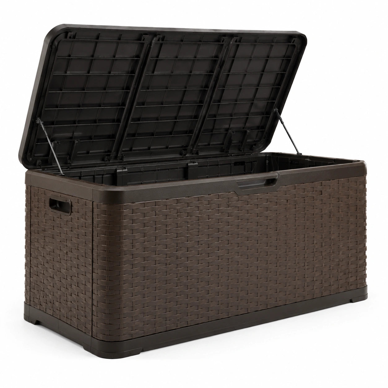 Gartenbox Polypropylen Wasserdicht 118x45x60cm Braun