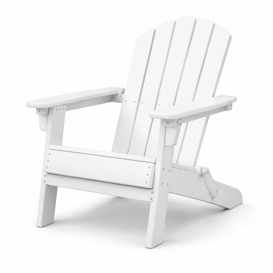 Adirondackstuhl Polystyrol Weiß 78x88x90 cm